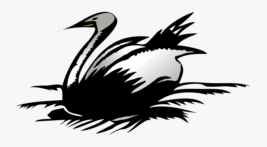 Swans, Transparent Clipart