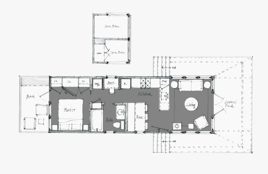 Clayton Tiny Homes Saltbox, Transparent Clipart