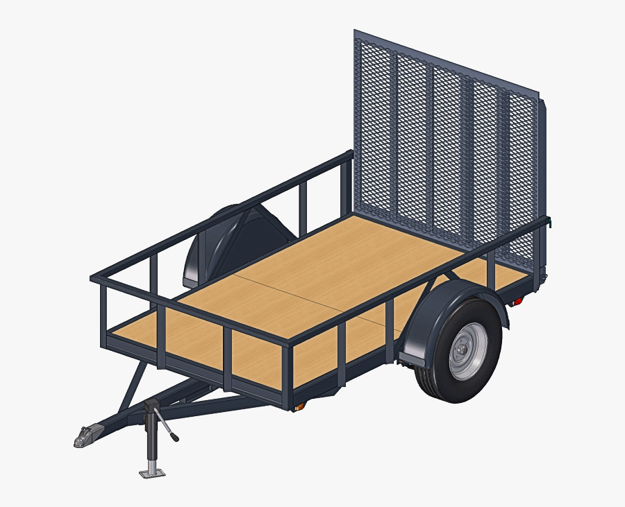 Trailer Plans, - Utility Trailer, Transparent Clipart