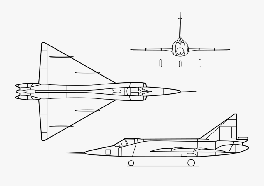 F 102 Delta Dagger, Transparent Clipart