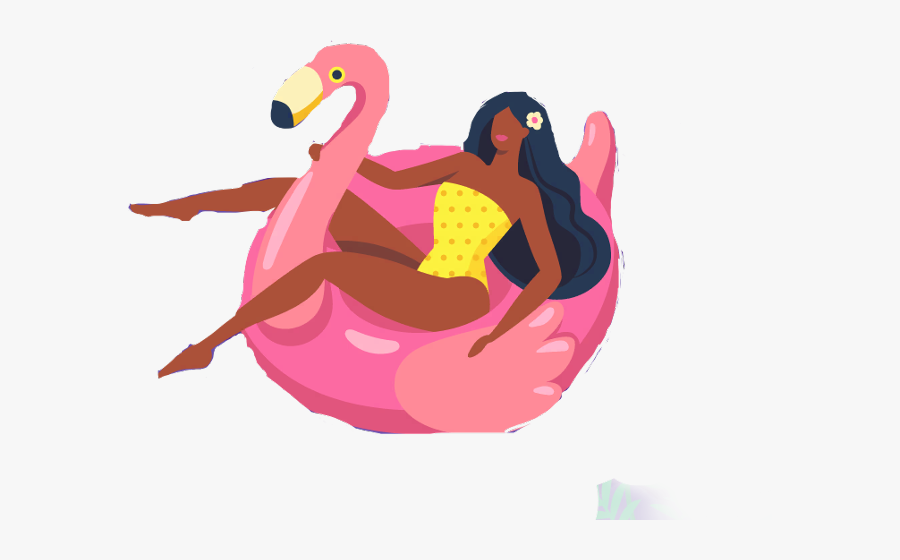 Scfloaties Floaties Flamingo Holidays Ferien Freetoedit - Cartoon, Transparent Clipart