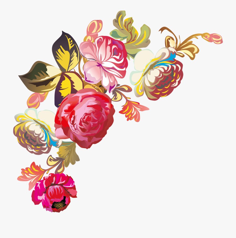 Flower Bouquet Floral Design Nosegay Clip Art - Flower Design Png, Transparent Clipart