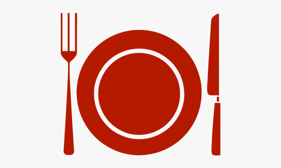 Place Setting Clipart Black And White, Transparent Clipart