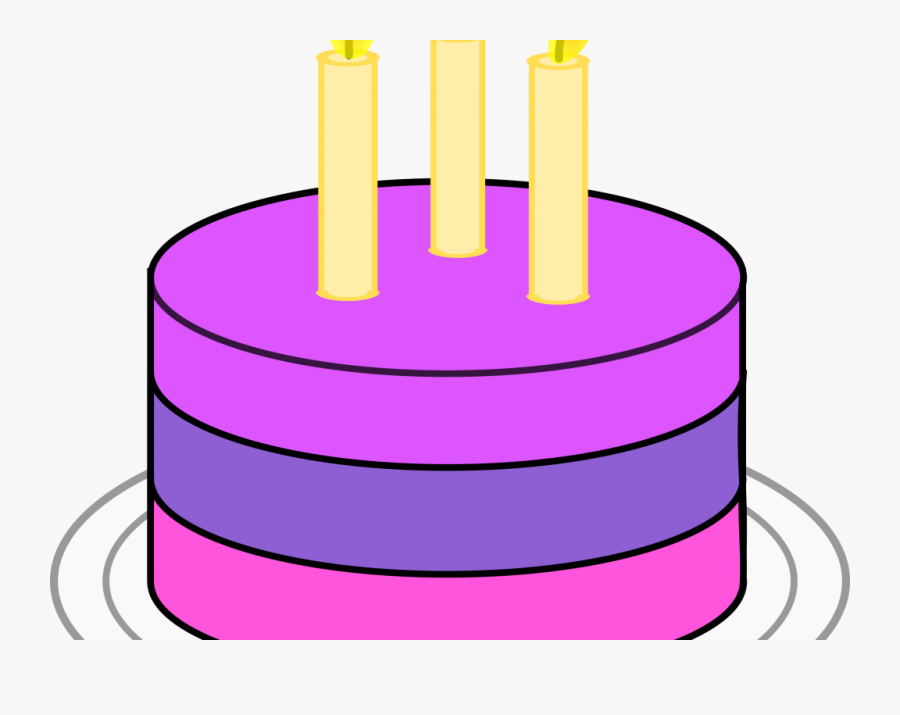 Amazing Birthday Cake Clip Art Slice Happy Clipart - Simple Easy Art Cake, Transparent Clipart