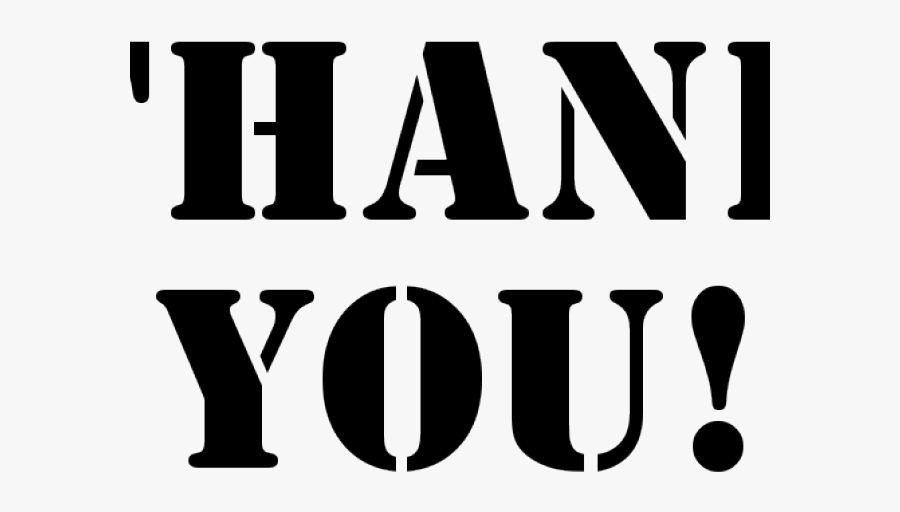 Thank You Clipart Transparent, Transparent Clipart