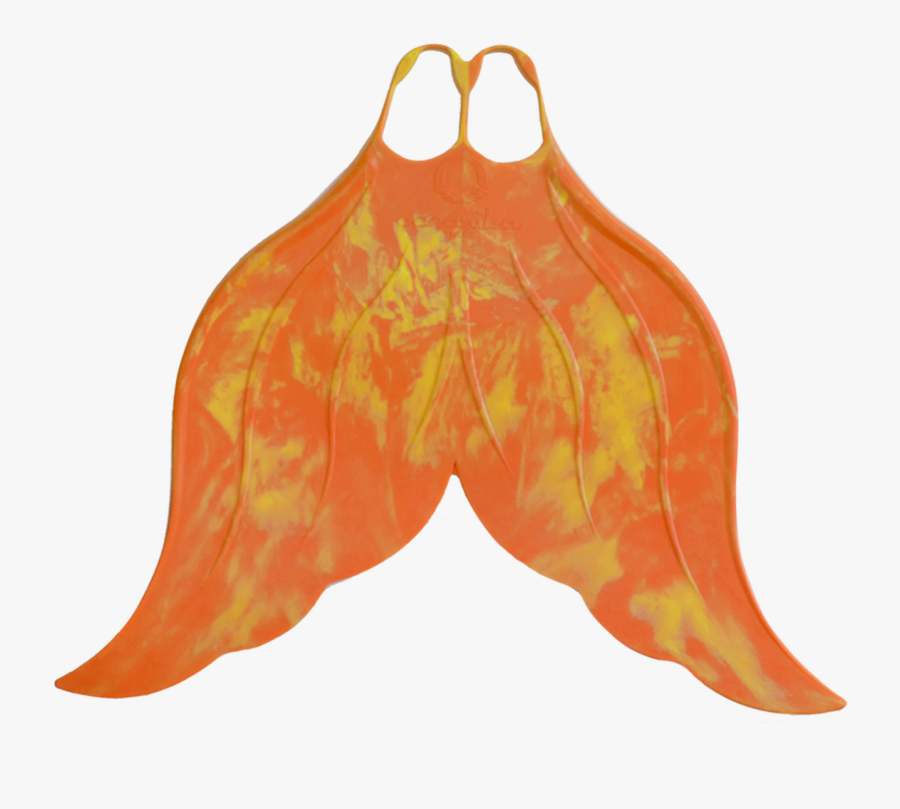 Womens Mer"fins - Classic Series - Mahina Monofin Orange, Transparent Clipart