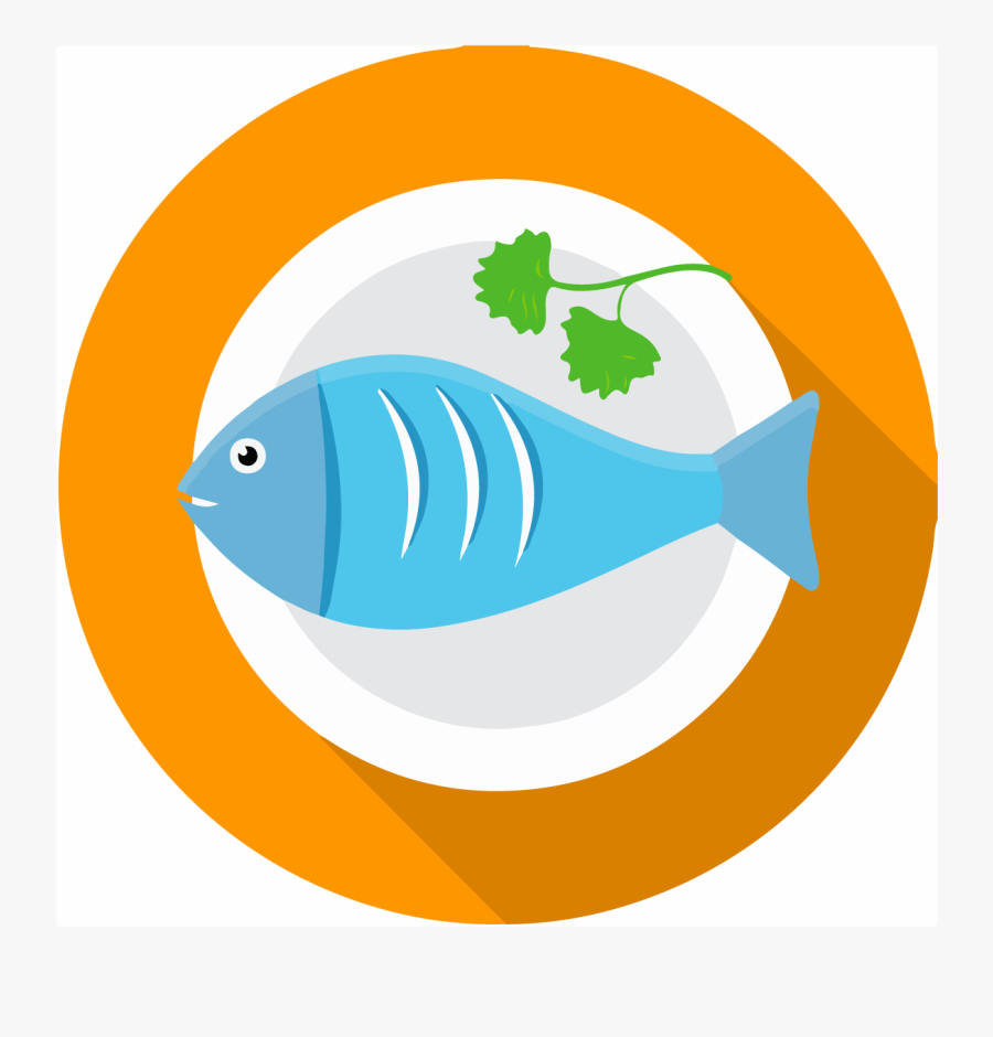 Seafood Fish Meat Icon - Food Fish Icon Png, Transparent Clipart