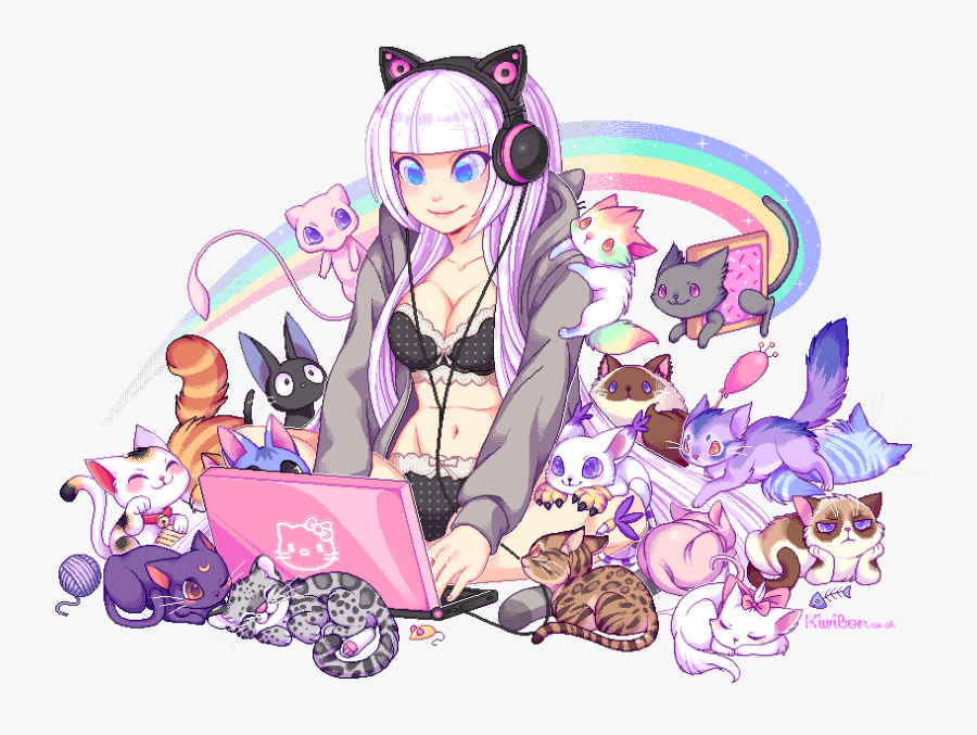 Anime Clipart Thank You - Moon Lord Pixel Art, Transparent Clipart