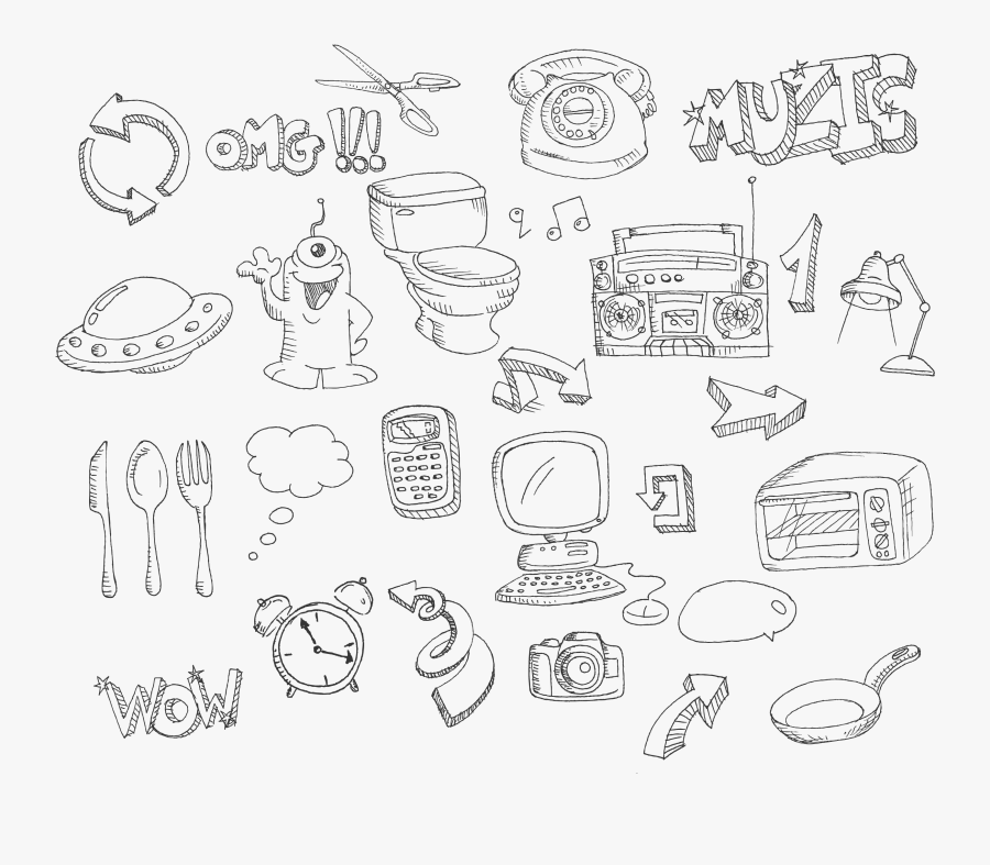 Chalk Drawing Light Bulb Png - Daily Necessities Of Human, Transparent Clipart
