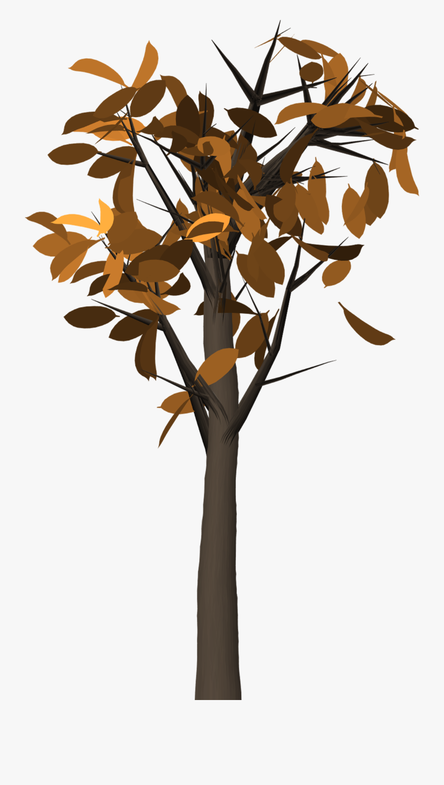 Tree Bush Foliage Isolated Autumn 1638378 Clipart , - Arbre Automnale Japonais Transparent, Transparent Clipart