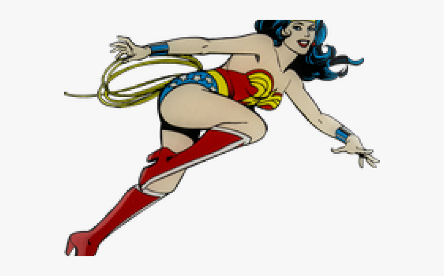 Transparent Female Body Clipart - Wonder Woman Comic Png, Transparent Clipart
