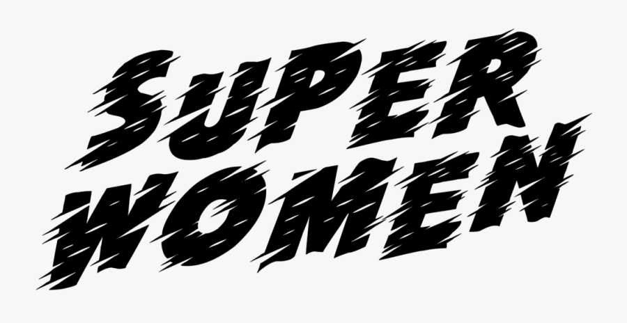 Superwomen Logoblack Transparentbackground - Poster, Transparent Clipart