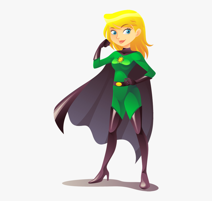 Wonder Woman Kara Zor-el Superhero Vector Graphics - Superhero Lady, Transparent Clipart