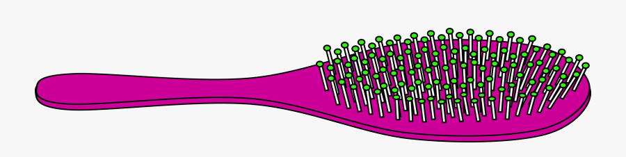 Hairbrush Clipart Purple - Hair Brush Clipart Png, Transparent Clipart