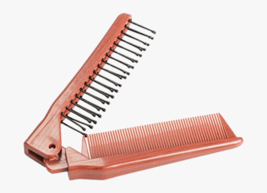 Hair Brush And Comb - Skládací Hřeben, Transparent Clipart