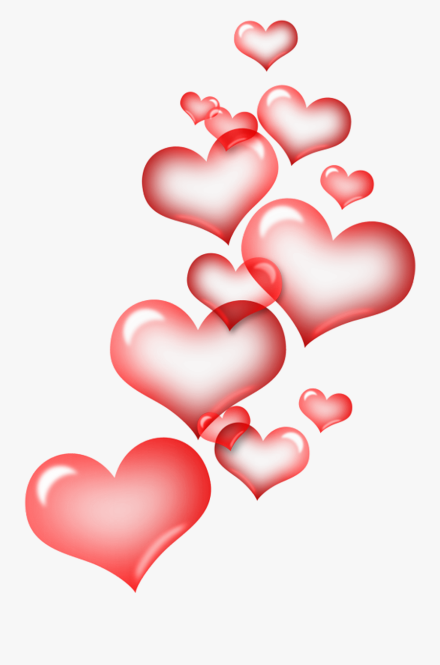 Floating Pink Hearts Images Png - Love Images Png Hd, Transparent Clipart
