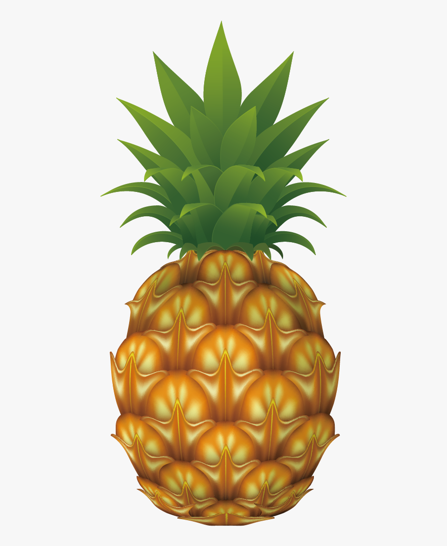 Pineapple Drawing Clip Art - Animated Fruits Images Pineapple, Transparent Clipart