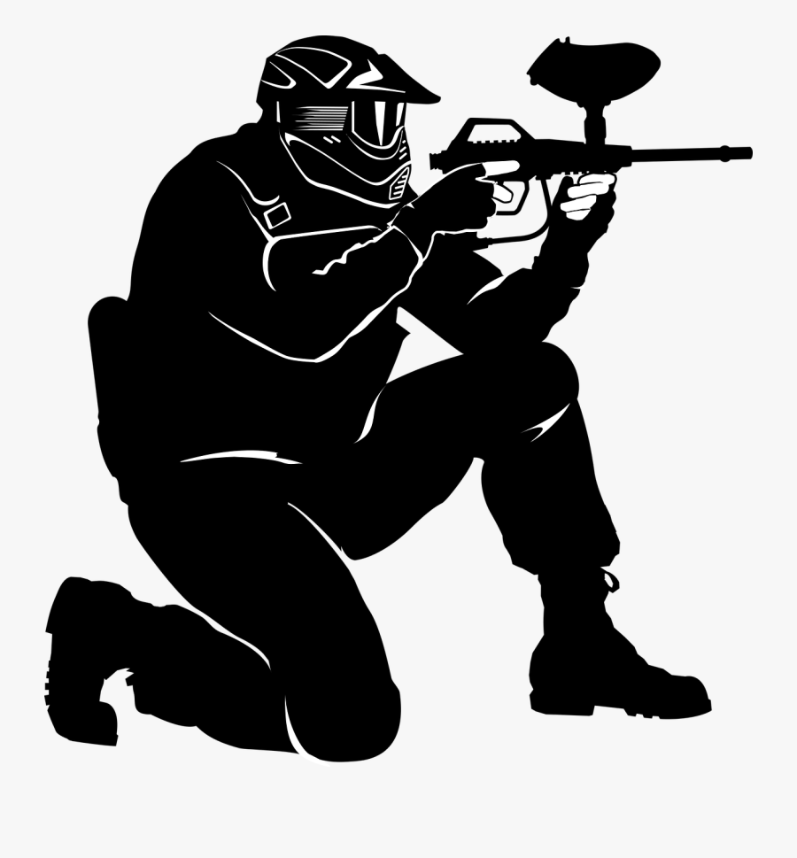 Paintball Guns Shooting Sport Game Birthday - Paintballing Clipart, Transparent Clipart