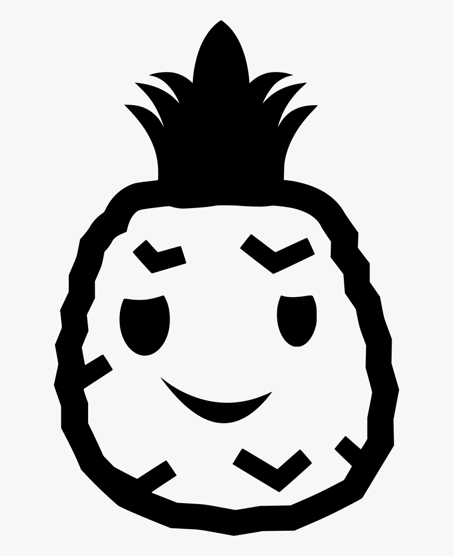 Pineapple, Transparent Clipart