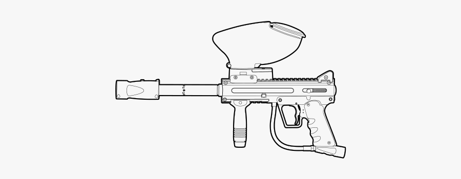 Camera Drawing Gun - Assault Rifle, Transparent Clipart