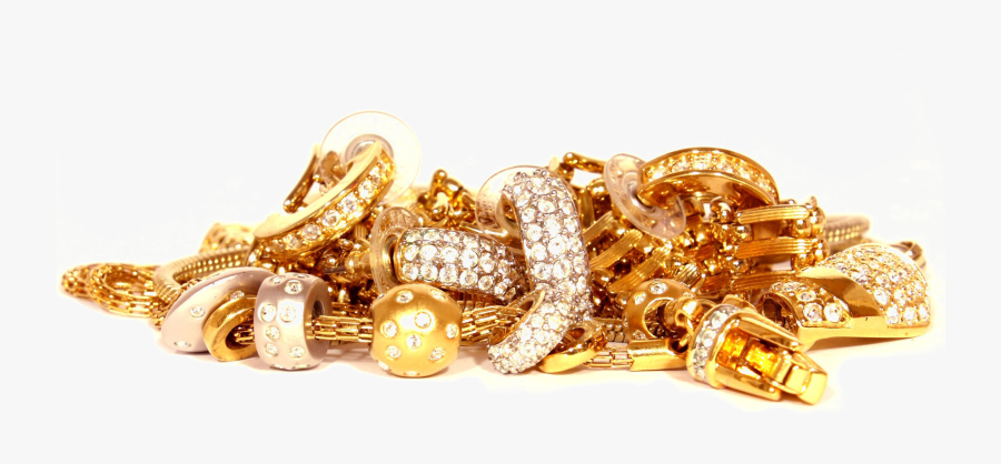 Jewel Set Transparent Background - Transparent Background Gold Jewellery Png, Transparent Clipart