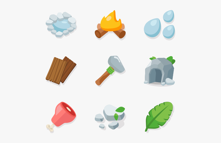 Gemstone Vector Art - Stone Age Icon Png, Transparent Clipart