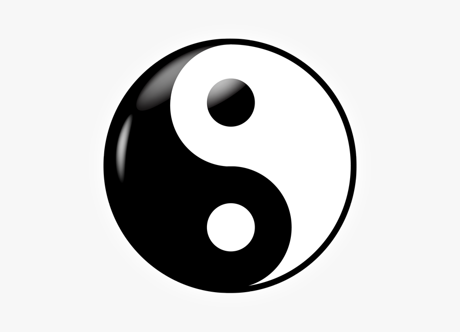 Yingyang - Peace And Love, Transparent Clipart