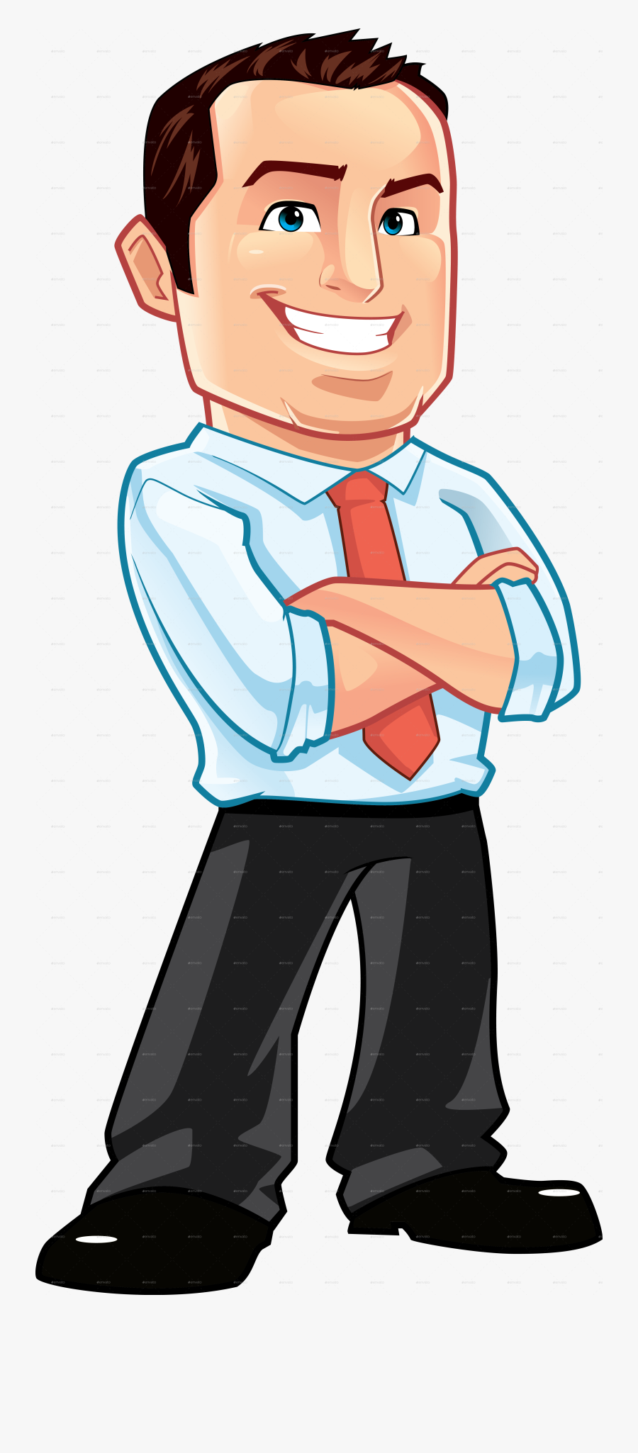 By Dee Artist Graphicriver - Happy Employee Transparent Background, Transparent Clipart