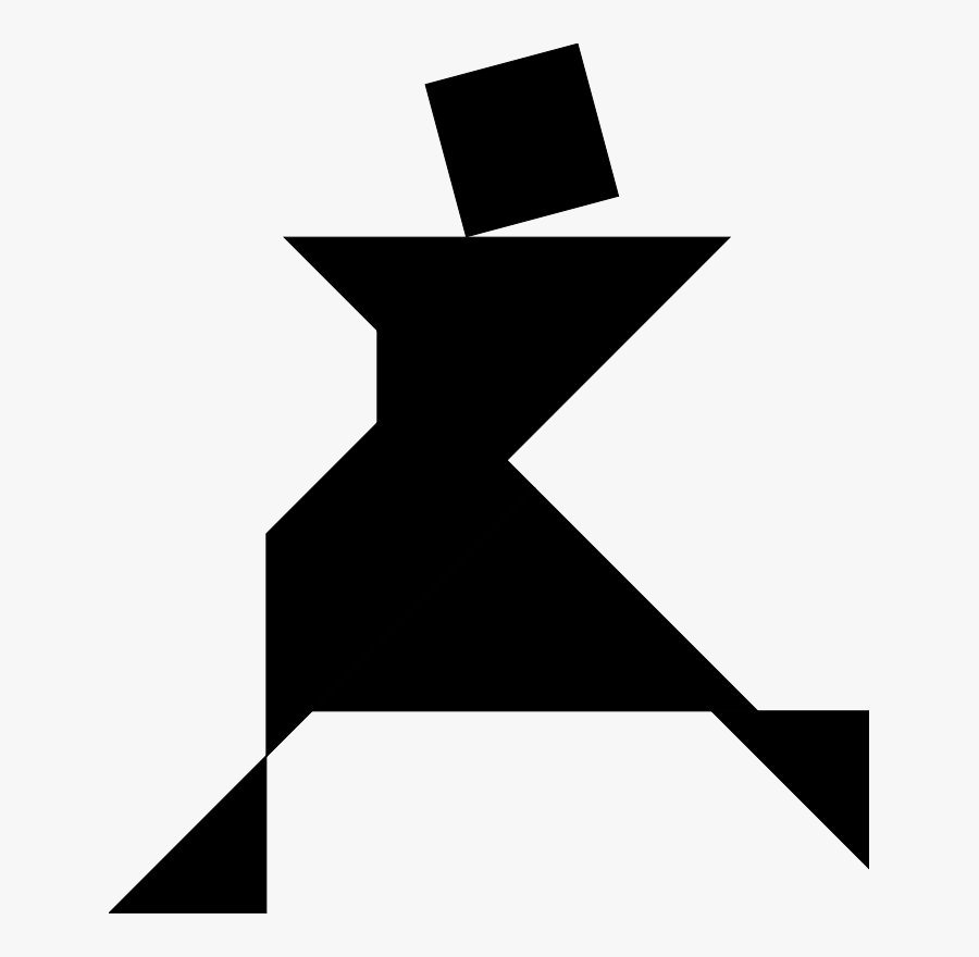 Tangrama People, Transparent Clipart