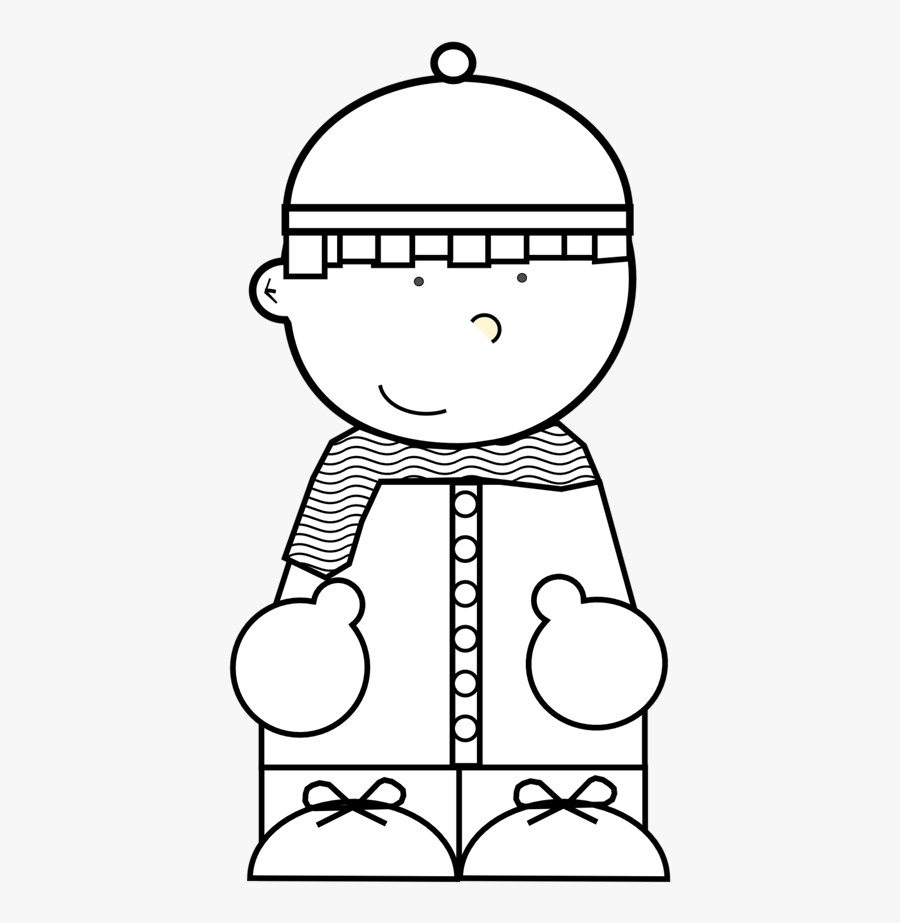 Cartoon Snow Kid - Cartoon, Transparent Clipart