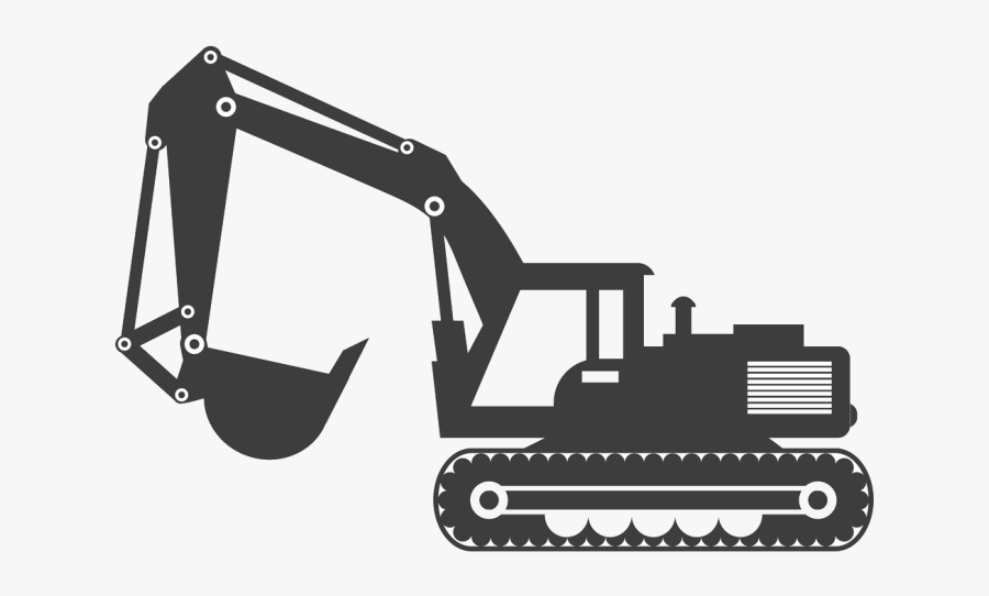 Vector Graphics Excavator Construction Design Loader - Vector Excavator Icon, Transparent Clipart