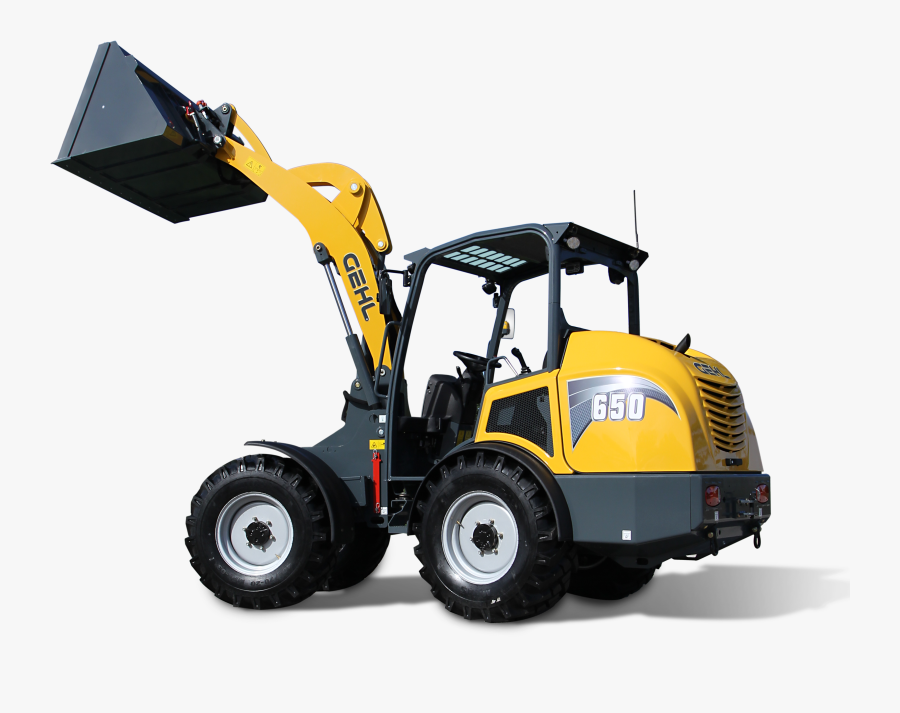Transparent Wheel Loader Clipart - Gehl Front End Loader, Transparent Clipart