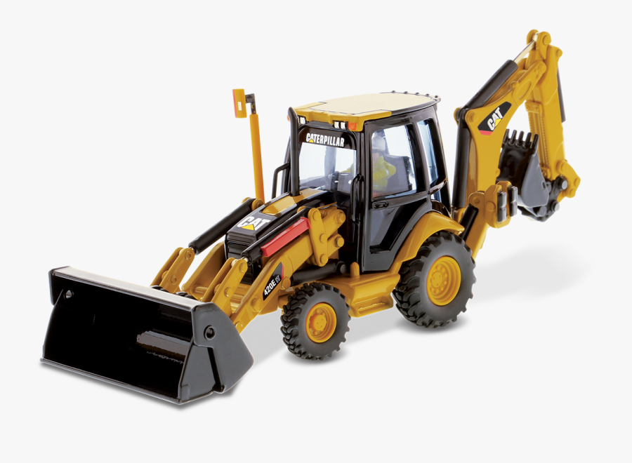 420e It Backhoe Loader - 420e Cat, Transparent Clipart