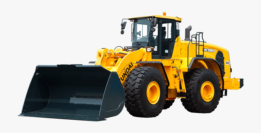 Hl980 - Hyundai Hl980 Wheel Loader, Transparent Clipart