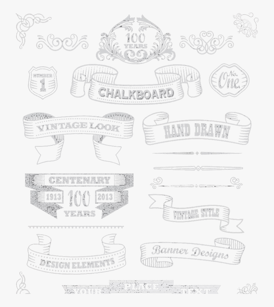 Chalk Border Png - Sketch Border Design, Transparent Clipart