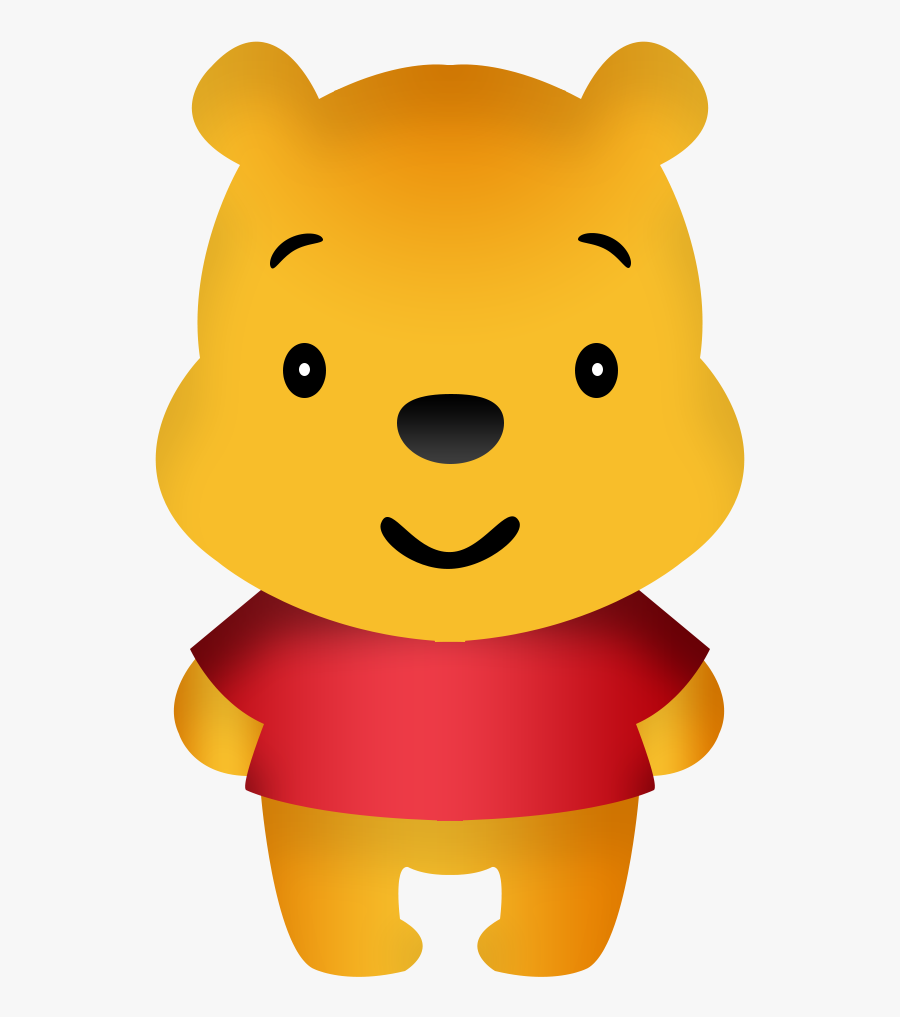 Pooh Cartoon 3d Vector Png - Cara De Winnie Pooh, Transparent Clipart