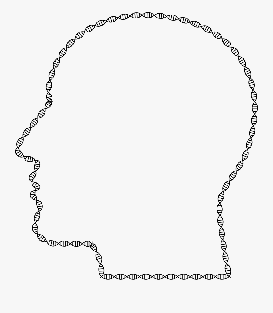 Helix Man Head Big - Head Man Line Art, Transparent Clipart