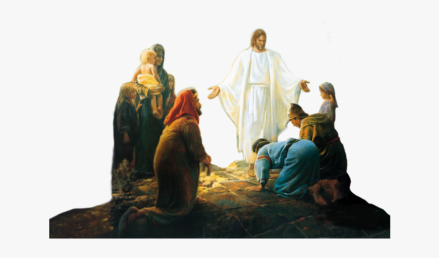 Resurrected Jesus Christ Lds Nephites, Transparent Clipart
