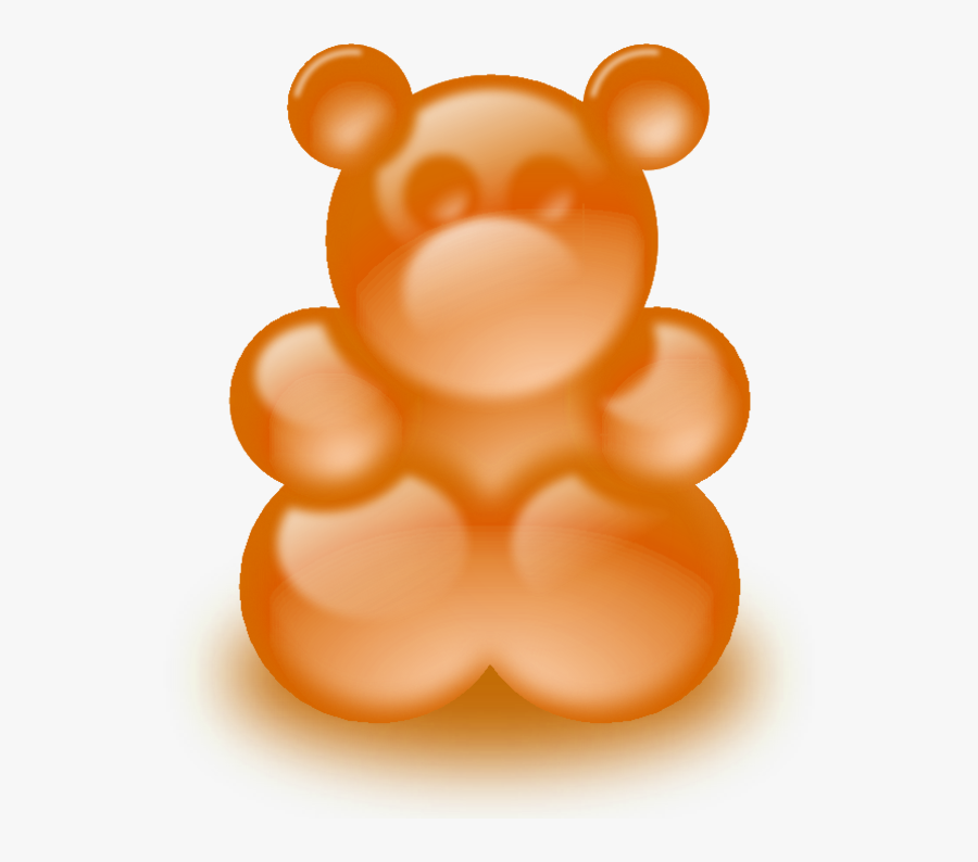Transparent Counting Bear Clipart - Clip Art Gummy Bear Cartoon, Transparent Clipart