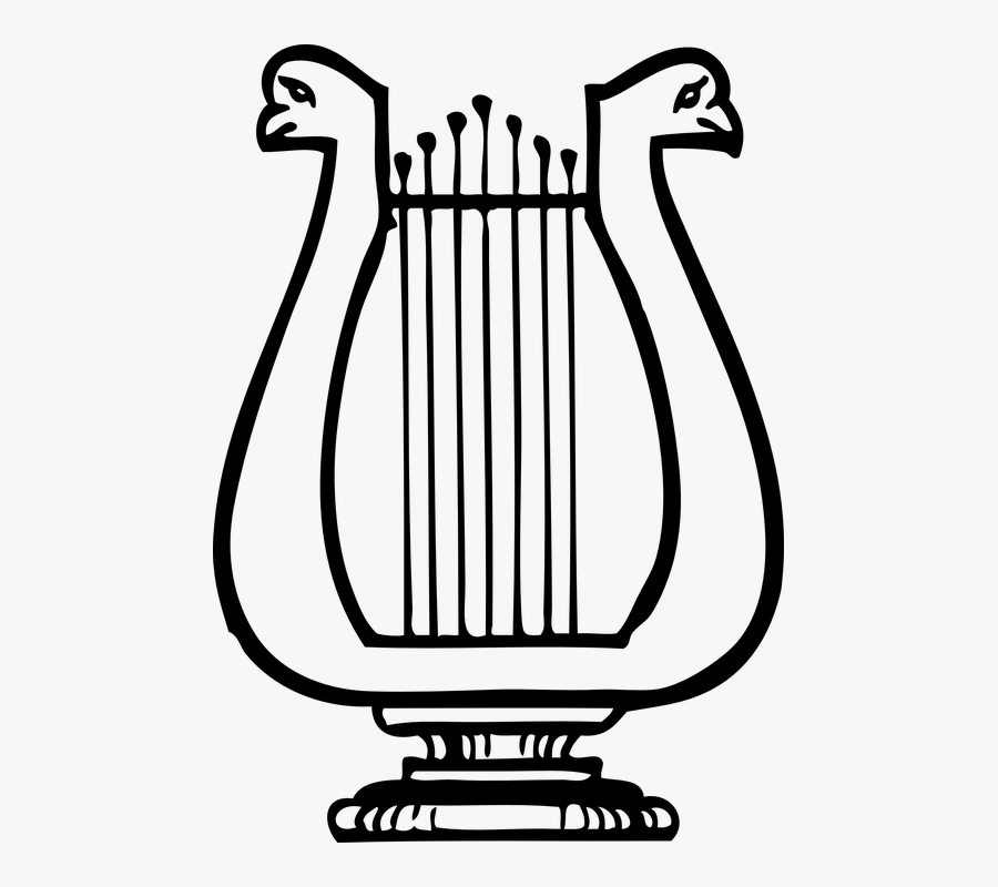 Lyre, Lyra, Musical, Instrument, Strings, Greek - Lyre Instrument, Transparent Clipart