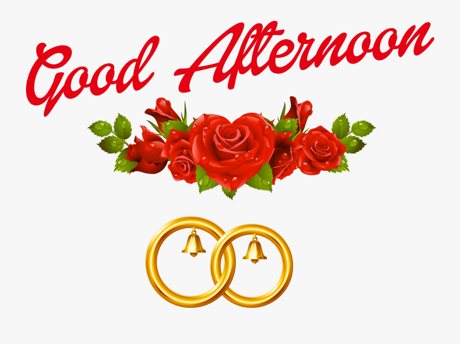 Transparent Good Afternoon Clipart - Good Afternoon With Rose, Transparent Clipart