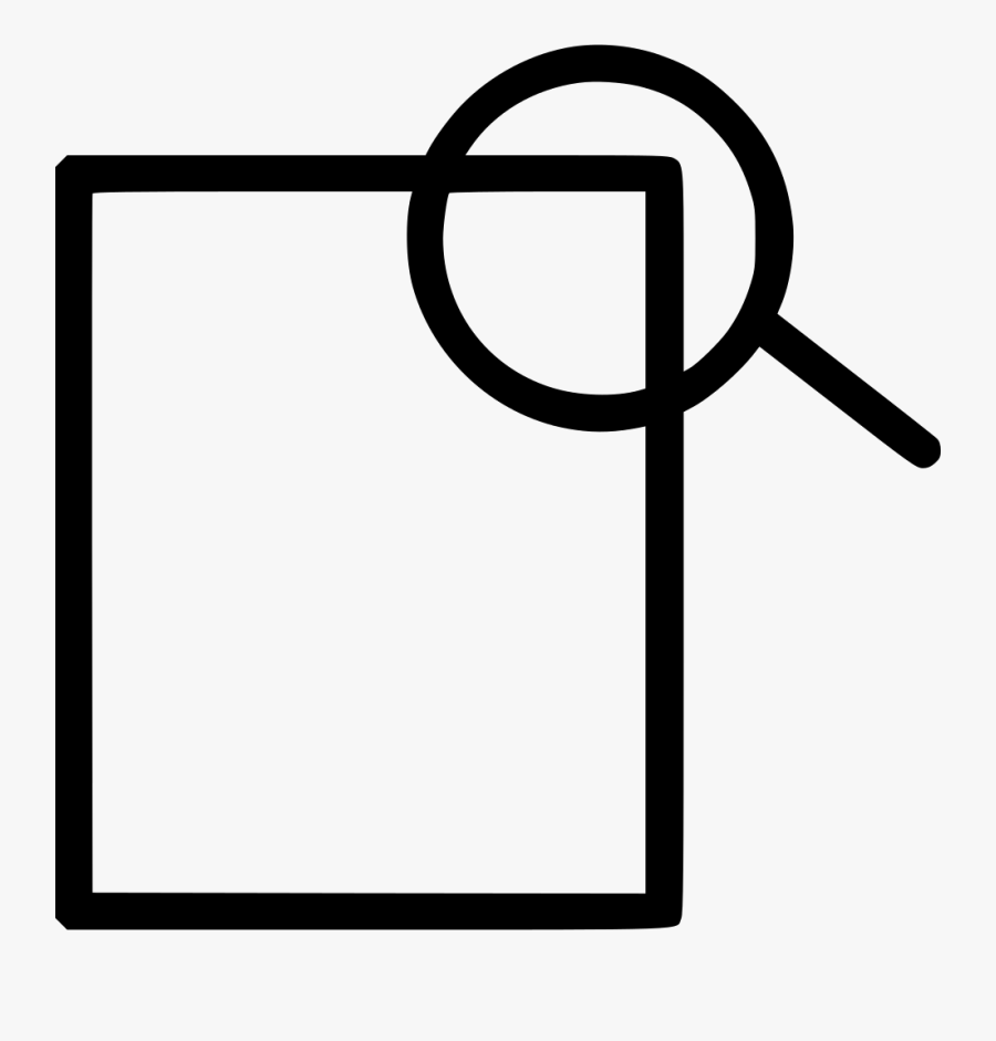 Search Inspect Find File - Computer File, Transparent Clipart