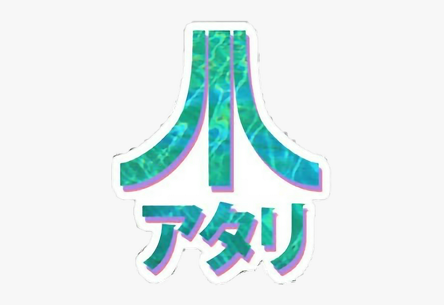 #atari #japan #vaporwave - Vaporwave Roblox Shirt, Transparent Clipart