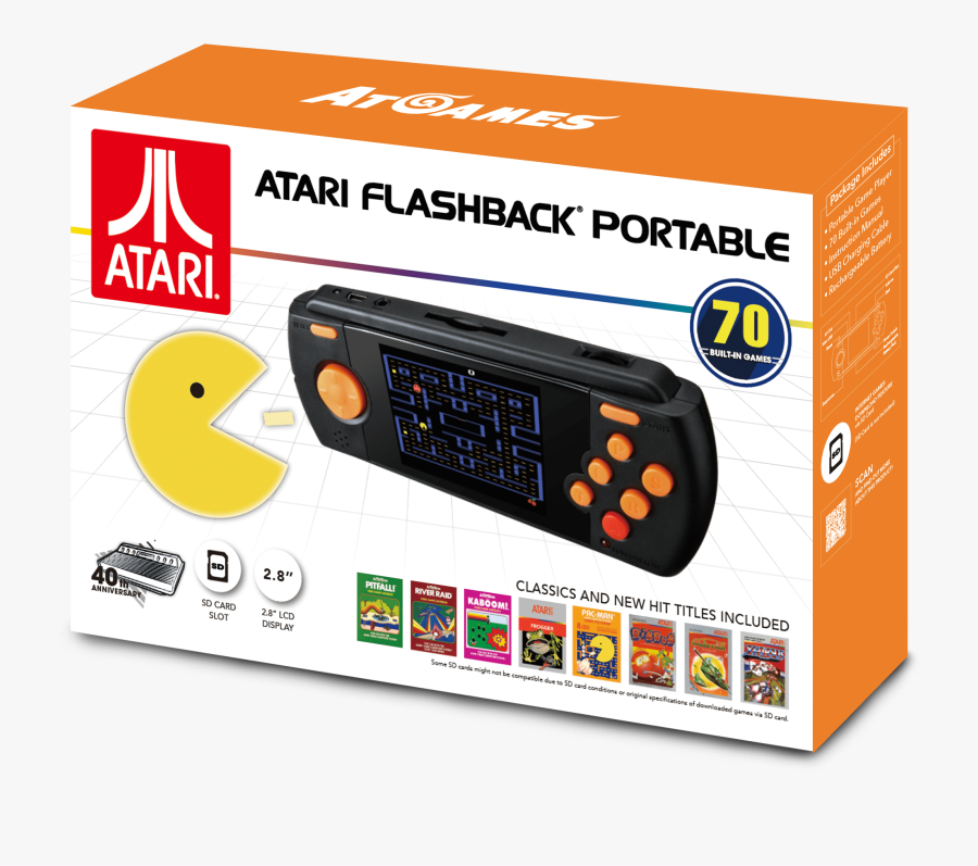 Gittel Transparent Flashbacks - Atari Portable Flashback Games, Transparent Clipart