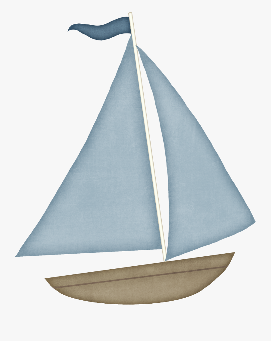 Sailboat Clip Art - Transparent Background Sailboat Cartoon, Transparent Clipart