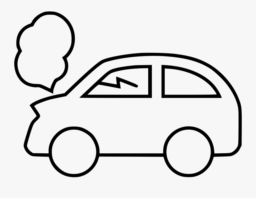 Car Svg Png Icon Free Download Onlinewebfonts - Car Crashed Icon Png White, Transparent Clipart