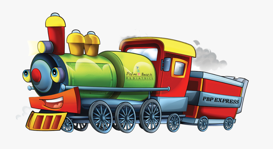 Lokomotive Karikatur, Transparent Clipart