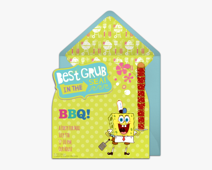 Spongebob, Transparent Clipart