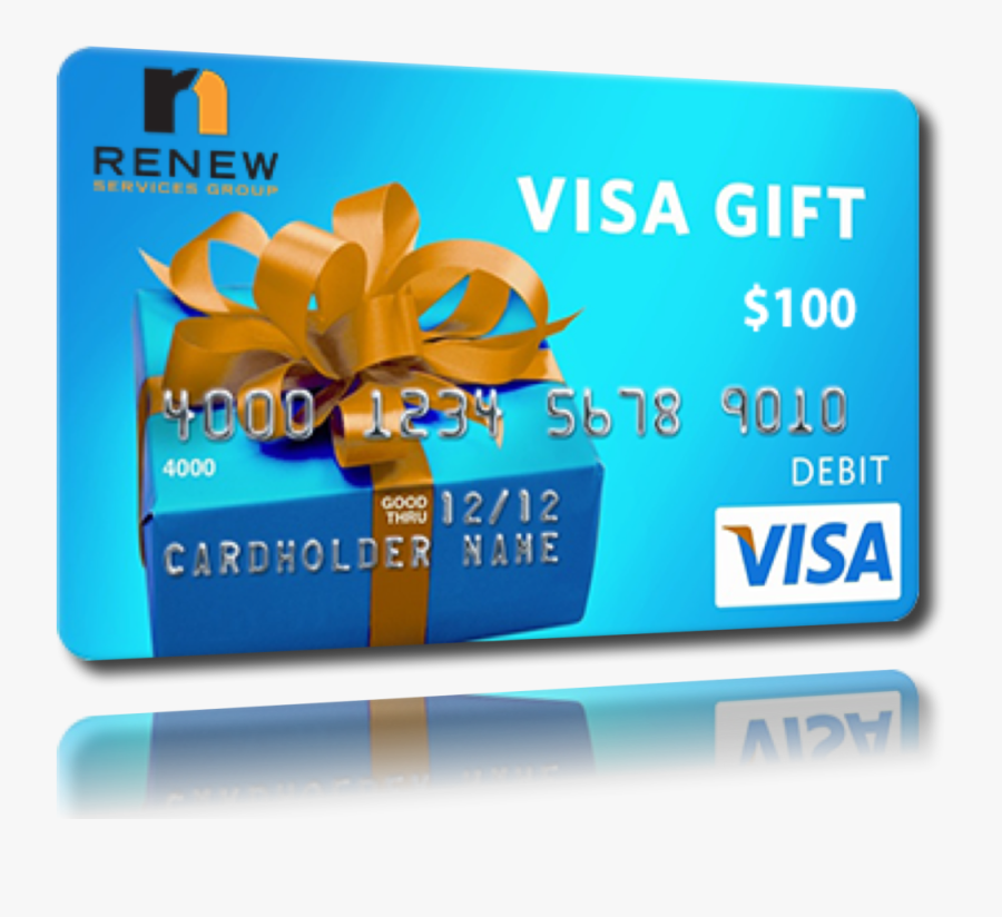 Get A Free 1000 Visa Gift Card Photo - $150 Visa Gift Card, Transparent Clipart