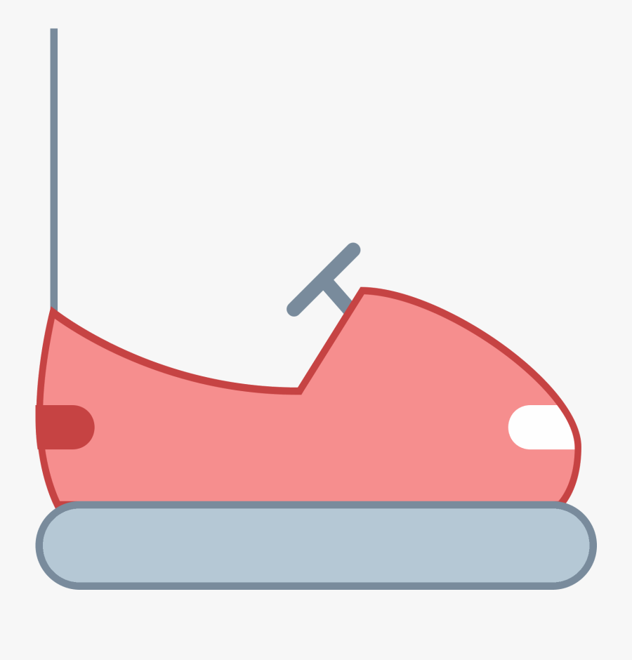 Bumper Car Icon, Transparent Clipart